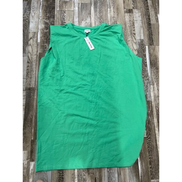 The Drop Women's Mariana Strong-Shoulder Mini Dress - Jade - 3x - Picture 1 of 6